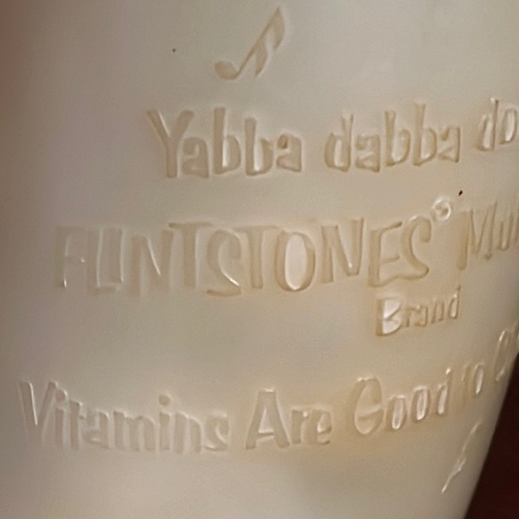 Vintage 1968 Flintstones Cartoon Cup or Mug Dino the Dinosaur Hanna-Barbera - Picture 5 of 12